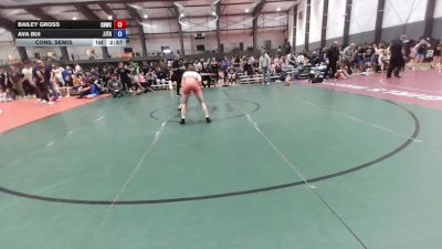 110 lbs Cons. Semis - Bailey Gross, CNWC Concede Nothing Wrestling Club vs Ava Bui, Jordan Jimenez Training Academy