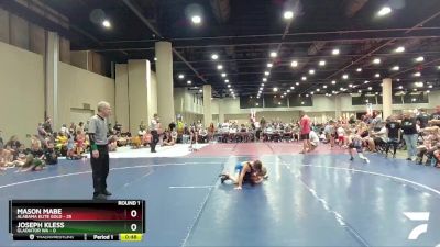 80 lbs Round 1 (6 Team) - Joseph Kless, Gladiator WA vs Mason Mabe, Alabama Elite Gold