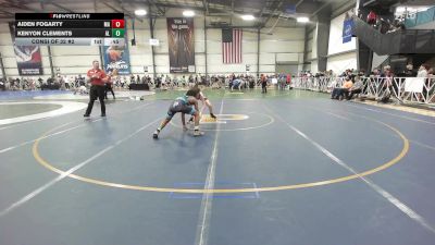 120 lbs Consi Of 32 #2 - Aiden Fogarty, MA vs Kenyon Clements, AL