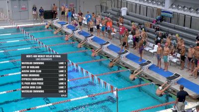 Austin Sectionals | Men 400m Medley Relay Heat 2