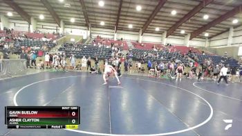 132 lbs Semifinal - Gavin Buelow, Hawaii vs Asher Clayton, Alaska