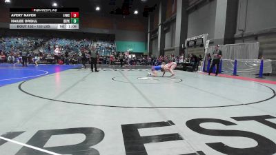 150 lbs Final - Avery Naven, Elite Force Wrestling Club vs Hailee Orgill, Deer Park