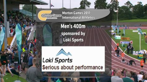 Morton Games Men's 400m - Ireland's Brian Gregan FTW!