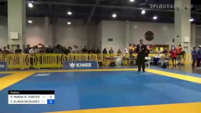 PATRÍCIA MARIA N. FONTES DOS SAN vs TAMMI ALANA MUSUMECI 2022 American National IBJJF Jiu-Jitsu Championship