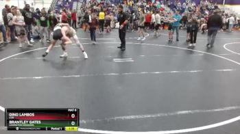 101 lbs Round 1 - Brantley Gates, Lexington Dragons vs Dino Lambos, C2X