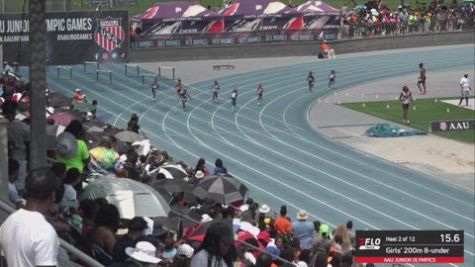 2026 AAU Junior Olympic Games - Youth Girls' 200m, Prelims 3 - Age 8