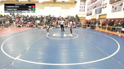 106 lbs Round Of 16 - Cameron Getz, Foran vs Yussuf Bah, Bristol Eastern