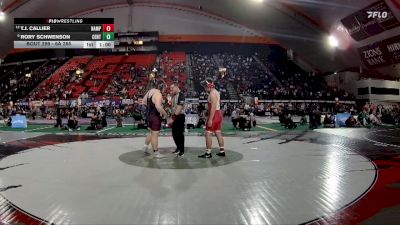 6A 285 lbs Cons. Round 2 - Rory Schwenson, Centennial vs T.J. Callier, Nampa