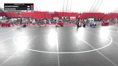 165 lbs 5th Place Match - Jackson Murray, Moen Wrestling Academy vs Jacob Napier, Iron Rams Wrestling Club