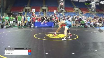 182 Round of 32 - Matthew Santos, Oklahoma vs Ethan Craft, New Jersey
