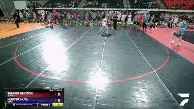 106 lbs Semifinal - Tanner Rhoton, Alaska vs Hunter Hurl, Utah