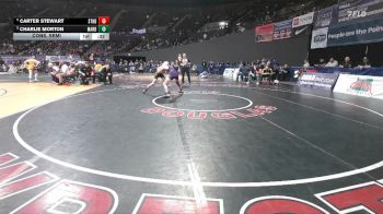 4A Boys 126 lbs Cons. Semi - Carter Stewart, St. Helens Boys vs Charlie Morton, Marshfield Boys