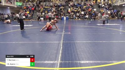 160 lbs R-16 - Titus Norman, Baylor-TN vs Macon Ayers, Stauntion River-VA