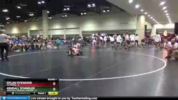 106 lbs Round 1 (10 Team) - Dylan Fitzwater, GA Misfits vs Kendall Schindler, Nebraska Hawaiian Hammers