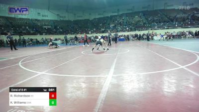 76 lbs Consi Of 8 #1 - Ryder Richardson, Sand Springs HS vs Keolahuki`iakawai Williams, Shelton Wrestling Academy