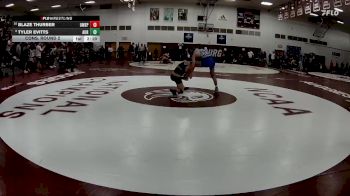 133 lbs Cons. Round 2 - Blaze Thurber, Wisconsin-Stevens Point vs Tyler Evitts, Aurora Universtiy