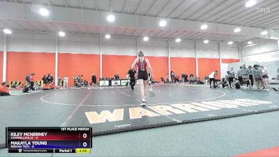 101 lbs Finals (2 Team) - Kiley McNerney, Campbellsville vs Makayla Young, Indiana Tech