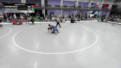 Junior Boys - 165 lbs Champ. Round 2 - Brayden Melby, Minnesota vs Pierre Walton, East St. Louis Wrestling Club