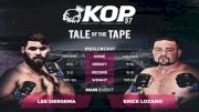 Lee Siersma vs. Erick Lozano - KOP 57 Replay