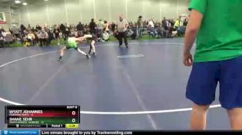 90 lbs Round 3 (6 Team) - Wyatt Johannes, Montana White vs Shane Sehr, South Dakota Thunder