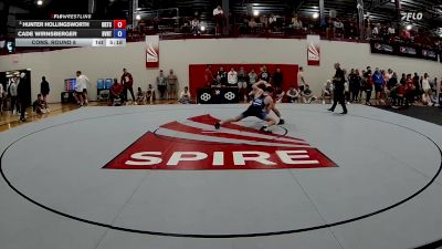70 kg Cons. Round 8 - Hunter Hollingsworth, Oklahoma Regional Training Center vs Cade Wirnsberger, Buffalo Valley Regional Training Center