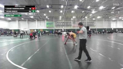 174 lbs Cons. Round 2 - Chase Vanderlinden, Unattached vs Peter Greco, Harper College