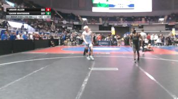 7A 190 lbs Semifinal - Gavin Whiteside, Enterprise HS vs Amari Allen, Smiths Station Hs