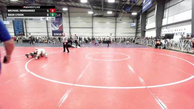160 lbs Round Of 128 - Michael Hernandez, FL vs Sean Lydon, AL