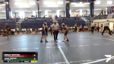 65 lbs Round 3 (6 Team) - DANE ZIGMAN, MF Savages vs Henley Woityra, South Paulding Jr Spartans