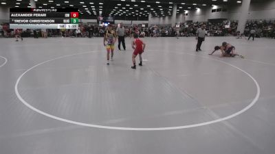 132 lbs Champ. Rd Of 128 - Trevor Christenson, Basehor-Linwood High School Wrestling vs Alexander Ferari, Izzy Style Wrestling