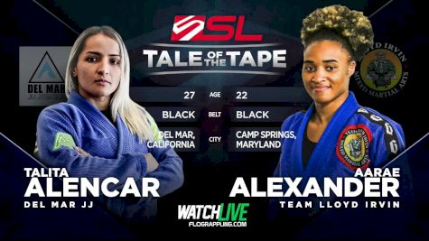 Talita Alencar vs AaRae Alexander Five Grappling Lightweight Pro Invitational