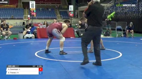 285 Qtrs - Anthony Cassioppi, Illinois vs Spencer Trenary, Iowa