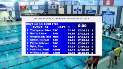 2017 NCS LC Champs | Girls 11-12 200m Breaststroke Heat 1