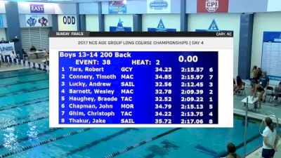 2017 NCS LC Champs | Girls 11-12 200m Breaststroke Heat 3