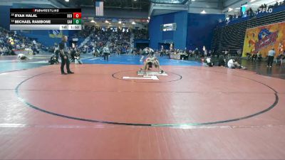 106 lbs Champ. Round 2 - Ryan Halal, Bergen Catholic vs Michael Rambone, Easton Area Hs