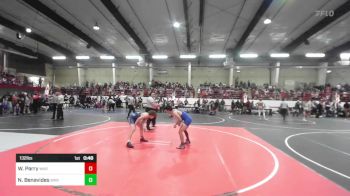 132 lbs Consi Of 4 - Wyatt Parry, WAR Wrestling Club vs Nick Benavides, WAR Wrestling Club