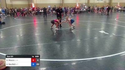 90 lbs Rr Rnd 1 - Anna Mocco, Florida Elite Wrestling vs Addison Neufeld, Not Plain Jane's - Pink