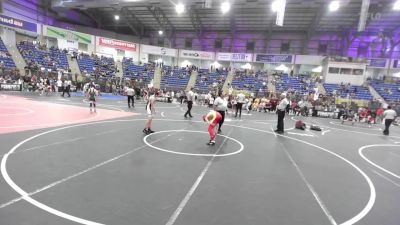 95 lbs Consi Of 16 #2 - Izekiel Anzaldo, Wellington Eagles vs Corbin Krantz, Rocky Ford