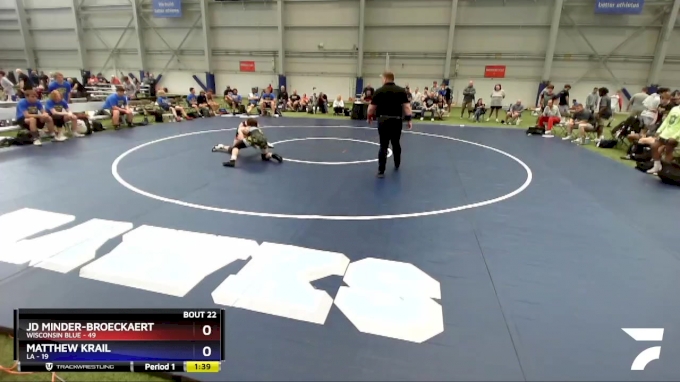 145 lbs 2nd Wrestleback (16 Team) - JD Minder-Broeckaert, Wisconsin ...