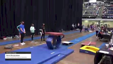 Nora Brazauskas - Women's Group, Swiss Turners Gymnastics Academy - 2021 Women's Xcel Region 4 Championships