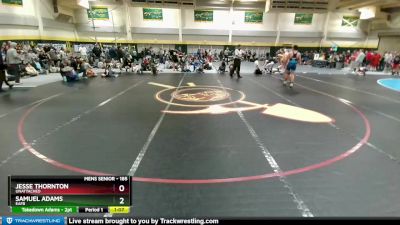 185 lbs Semifinal - Samuel Adams, EAFB vs Jesse Thornton, Unattached