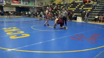 215 lbs Consi Of 4 - Brandyn Parcell, Indiana vs Logan Milito, State College