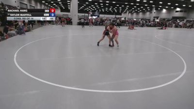 145 lbs Cons. Rd Of 16 - Rachael Hang, SHED vs Taylor Martell, Hill Country Wildcats Wrestling Club