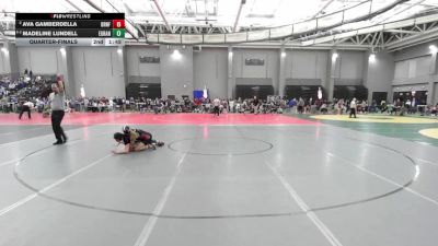 126 lbs Quarterfinal - Julia Bara, Bethel vs Kaylee Hernandez, Maloney