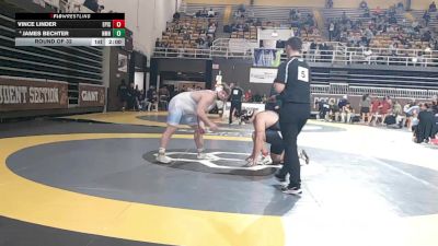 285 lbs Round Of 32 - Vince Linder, Episcopal High School (Alexandria) vs James Bechter, Nmh