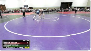 175A Quarterfinal - Allistair Mohmed, Conroe Woodlands College Park vs Aiden Luby-howard, Chaparral