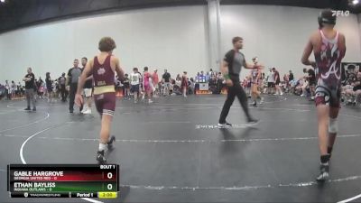 106 lbs Semis (4 Team) - Ethan Bayliss, Indiana Outlaws vs Gable Hargrove, Georgia United Red