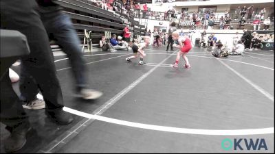 49 lbs Quarterfinal - Tatum Garbutt, Carl Albert vs Kallum Hendrickson, OKC Saints Wrestling