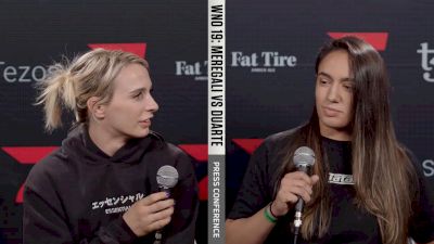 Ffion & Jasmine Brought The Heat To The Tezos WNO 19 Press Conference