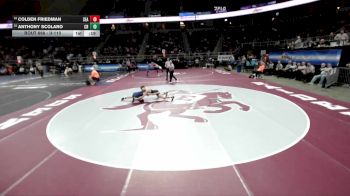 II-110 lbs Cons. Round 3 - Colden Friedman, Seaford vs Anthony Scolaro, Cobleskill/Richmondville Hs